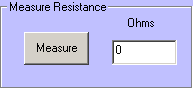 measured resistance